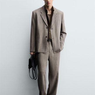 CHAQUETA DE TRAJE CON TEXTURA