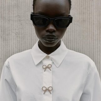 CAMISA DE POPELINA CON BOTONES JOYA